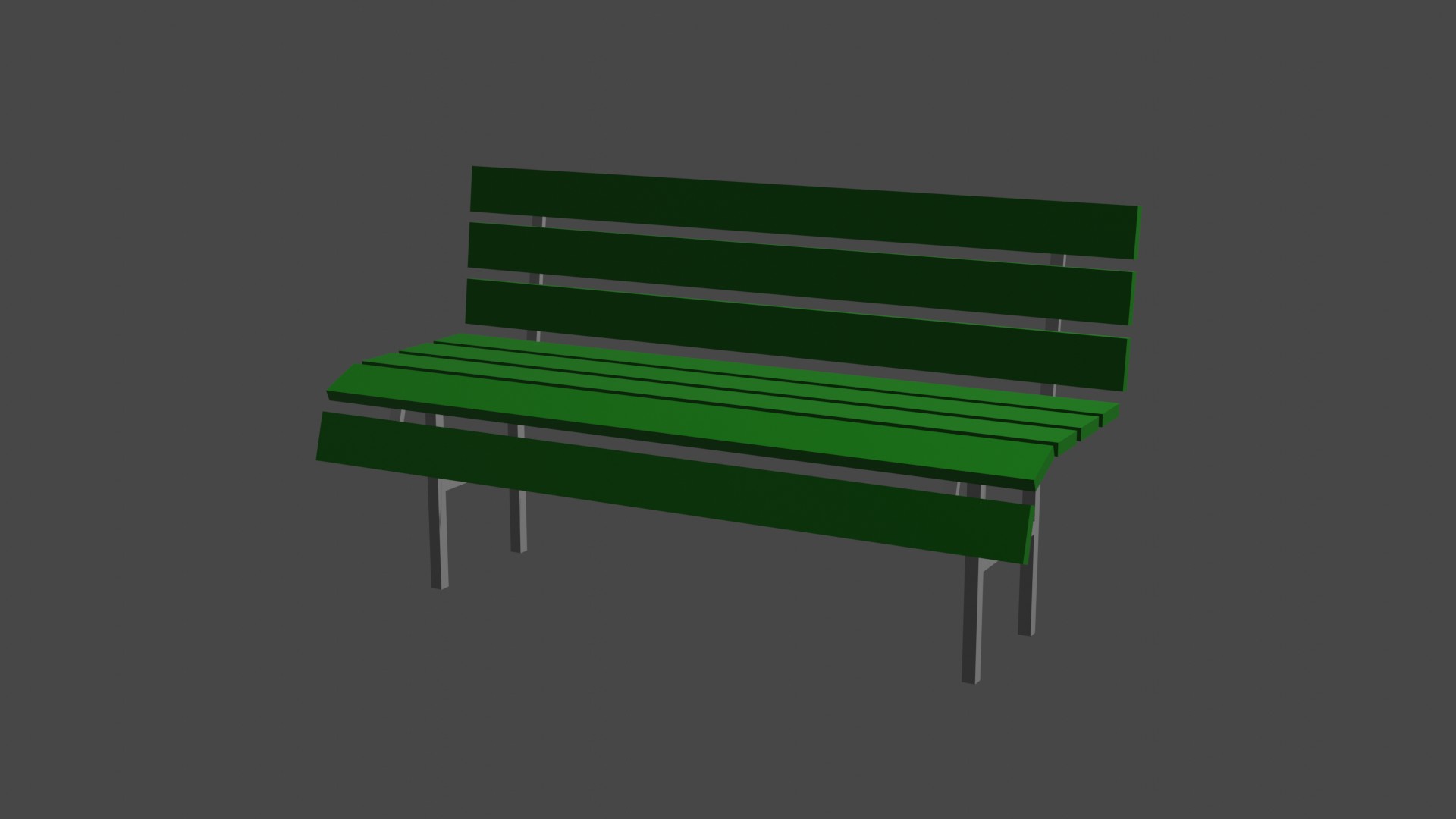Simple Park Bench preview image 1